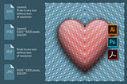 Heartbeat optical illusion, an Object Illustration by Guten Tag Vector (Thumbnail 1 of 2)
