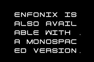 Enfonix Typeface