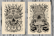 Evil skulls. Part 3, a Background Graphic by Samiramay (Thumbnail 4 of 6)