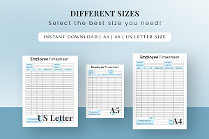 Employee Timesheet Printable