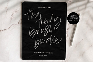 Lettering Brush Bundle + Workbook