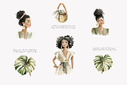 Summer watercolor clipart set, a Decorative Illustration by Patishop Art (Thumbnail 4 of 9)