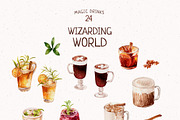 Wizarding World Watercolor set, a Decorative Illustration by Yakovleva Margarita (Thumbnail 17 of 20)