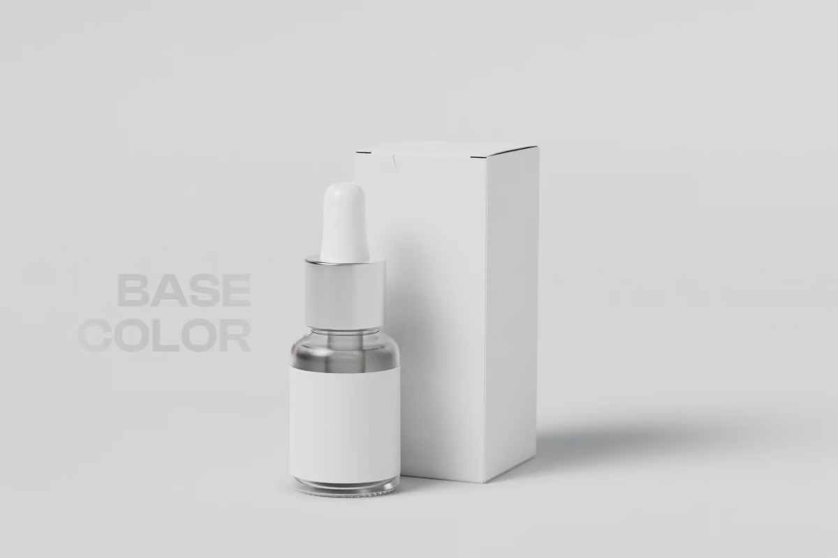Dropper Bottle Mockup, a Packaging Mockup by Hubzway (Photo 3 of 3)