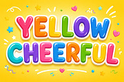 Kinder Bubble - Cute Bubble Font, a Sans Serif Font by Limited.studio (Thumbnail 2 of 5)