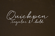 Quickpen Casual Script, a Handwritten Font by Trial by Cupcakes (Thumbnail 1 of 6)