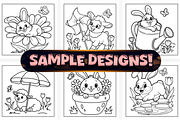 Bold Easy Lovely Spring Coloring, a Seasonal Illustration by Craftsbeefy (Thumbnail 3 of 4)