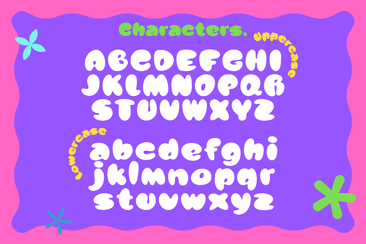 Kylope - Bubble Font, a Sans Serif Font by Snape Design Studio (Photo 3 of 12)