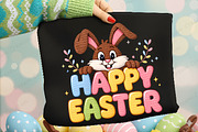 Yarn Crochet Happy Easter PNG, an Illustration by Dream Creation (Thumbnail 1 of 6)
