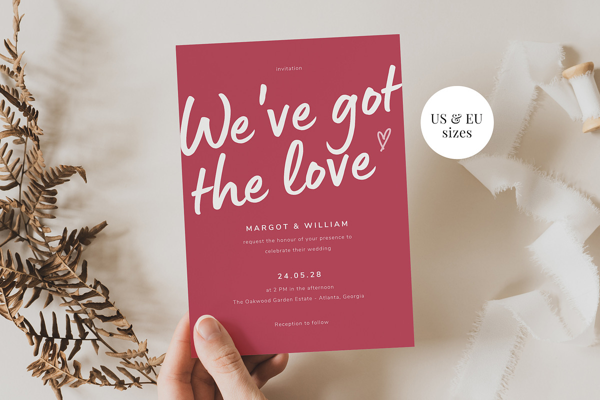 Wedding Stationery Bundle Pink preview 3