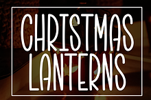 Christmas Lanterns | Script Font