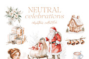 Watercolor Christmas Graphics, a Seasonal Illustration by studioequinox (Thumbnail 4 of 8)