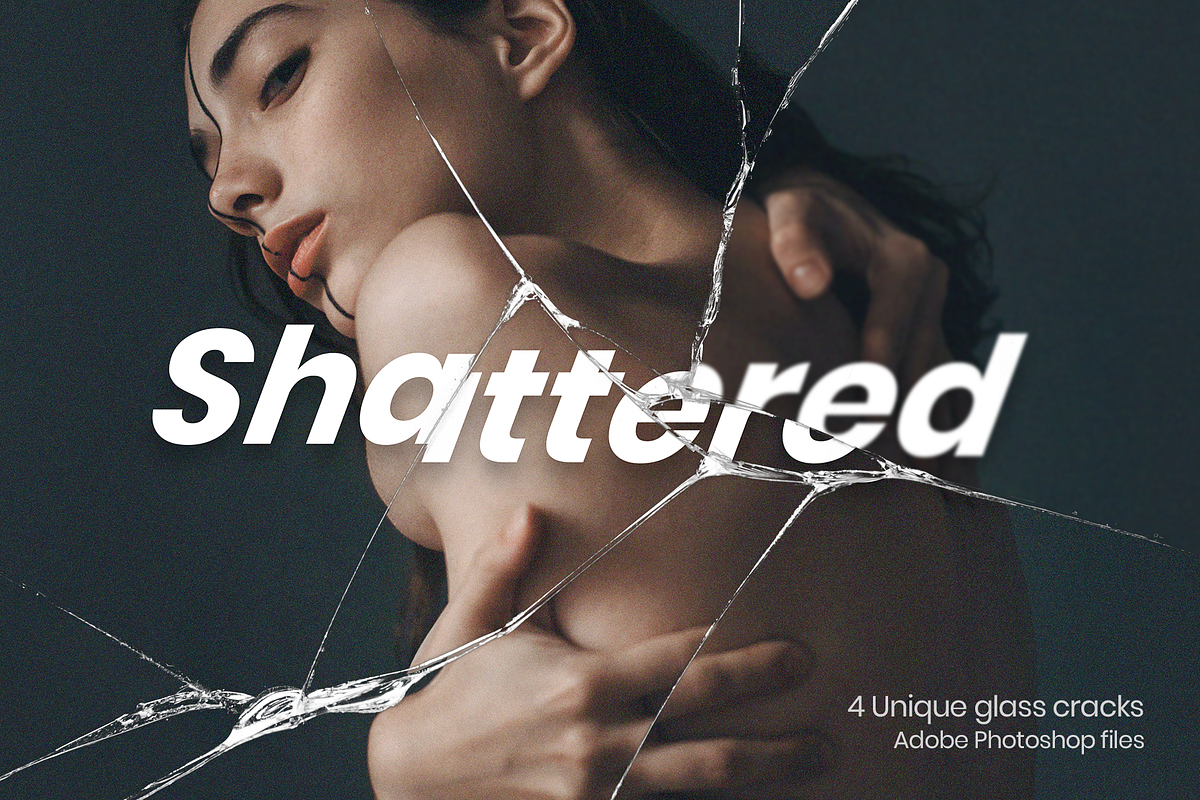 Shattered: Broken Glass Effect, a Texture Graphic by VitalexStudio (Photo 1 of 9)
