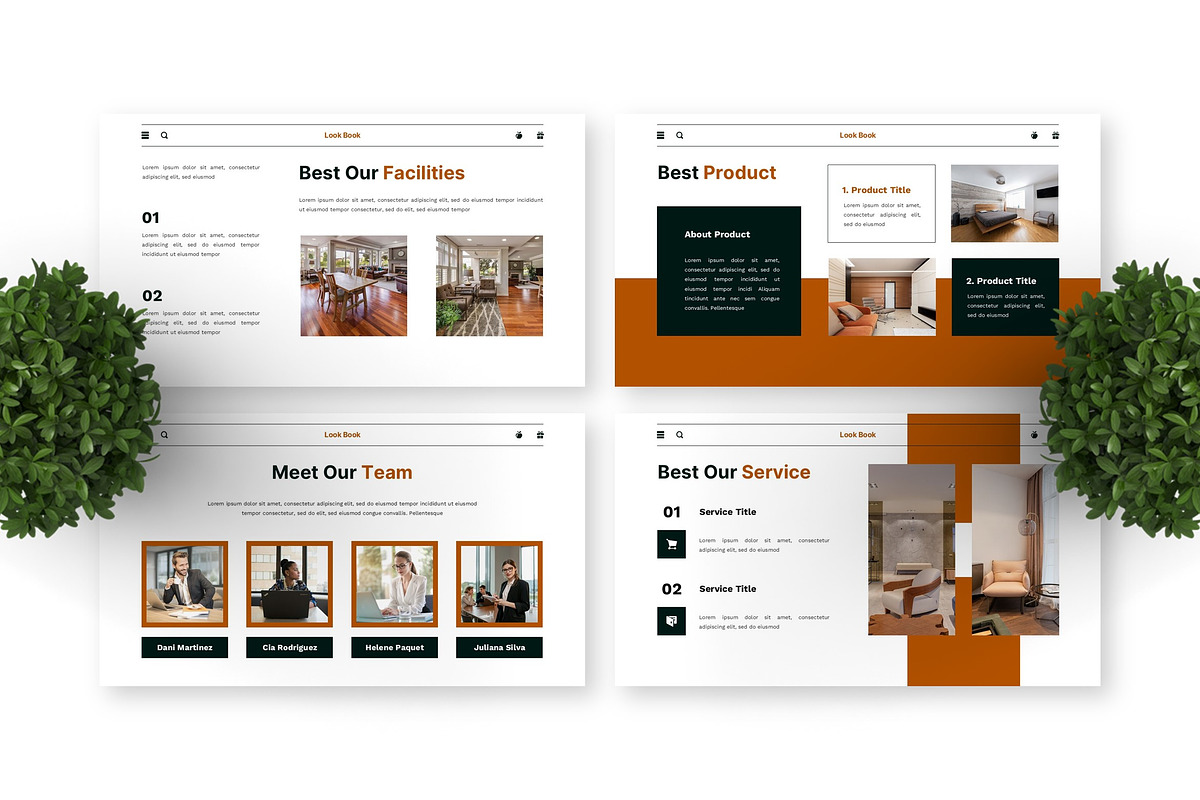 Look Book - Furniture Powerpoint, a Presentation Template by Deepslide Studio (Photo 5 of 6)