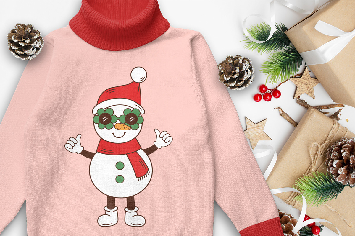 Groovy Christmas collection, an Object Illustration by NataKa (Photo 5 of 11)