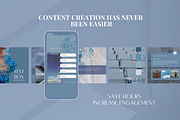 250 Blue Instagram Templates, a Social Media Template by SociallyyCreative (Thumbnail 8 of 10)