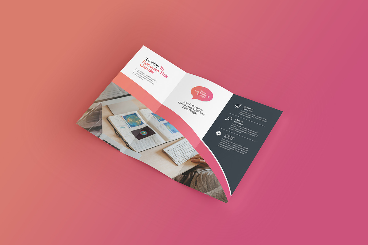 Modern Identity Trifold Brochure, a Brochure Template by Creatiya Type (Photo 2 of 4)