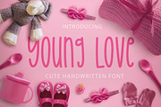 Young Love, a Script Font by Kang1993 (Thumbnail 1 of 10)