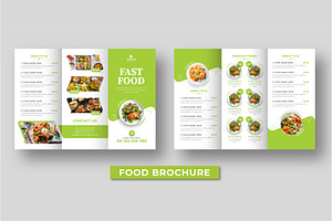 Fast Food Trifold Brochure