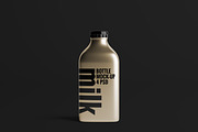 Milk Bottle Mock-Up 2 (Big), a Packaging Mockup by AY Mock-Ups (Thumbnail 6 of 11)