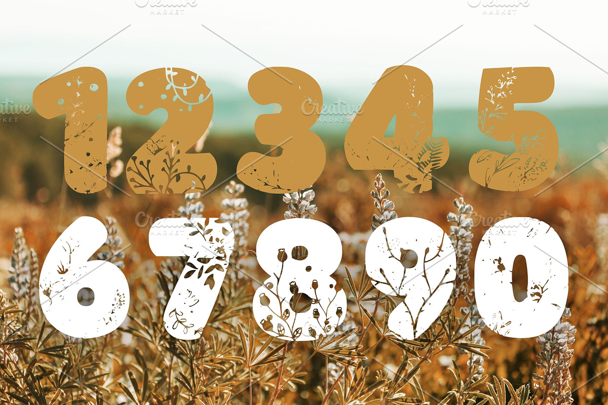 Flower Lover font, SVG font, a Font by Tattoo Worker Studio (Photo 4 of 4)