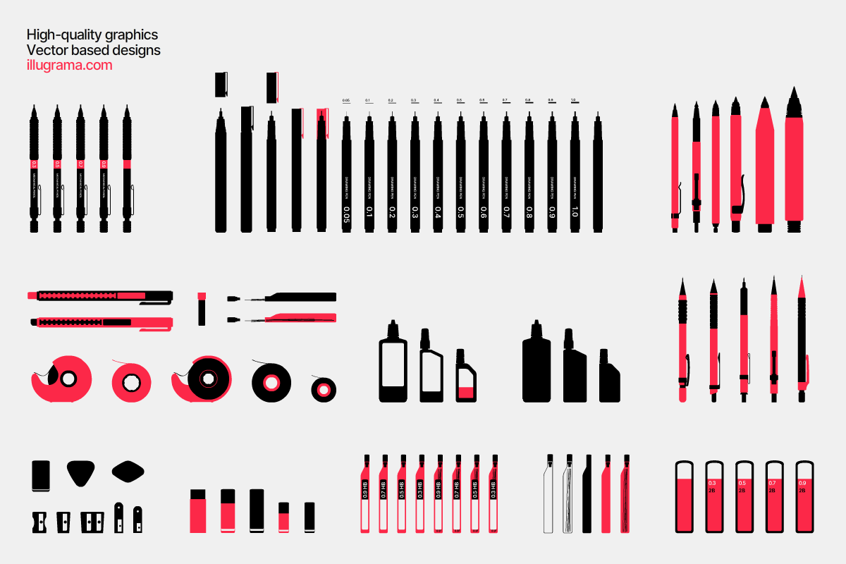 Designer Tools - Modern Graphics, an Illustration by illugrama (Photo 5 of 12)