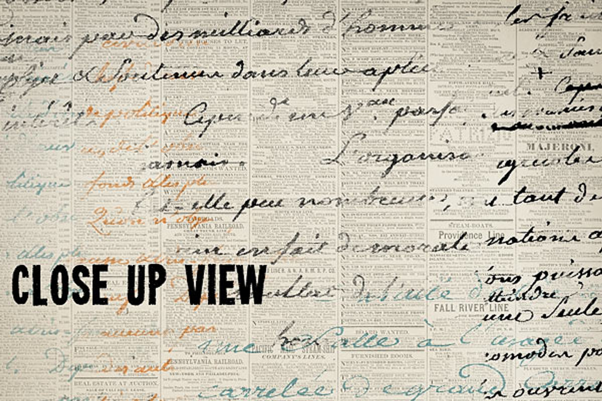Vintage Script, an Object Graphic by Vintage Style Designs (Photo 2 of 2)