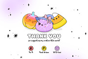 Squishy Halloween Clipart Bundle, a Seasonal Illustration by Huxmay (Thumbnail 6 of 6)