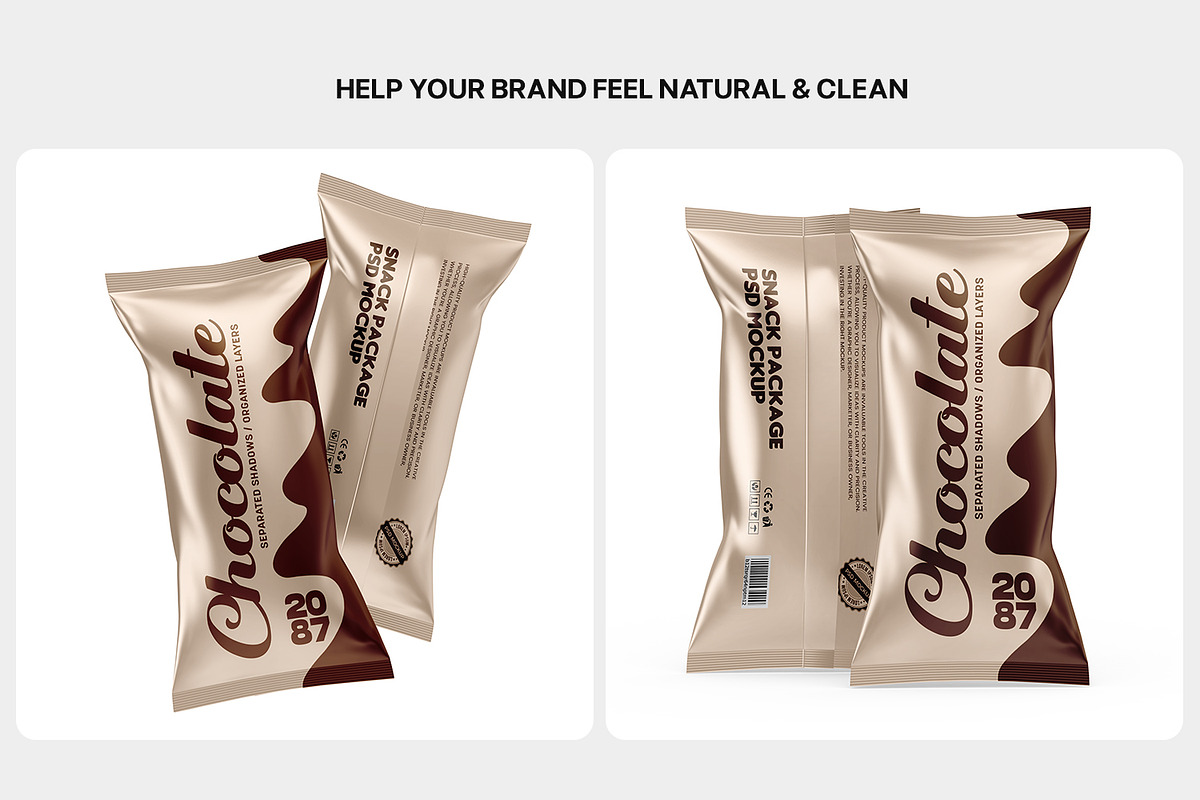 Snack Packaging Mockups, a Packaging Mockup by RamStudio2 (Photo 12 of 12)
