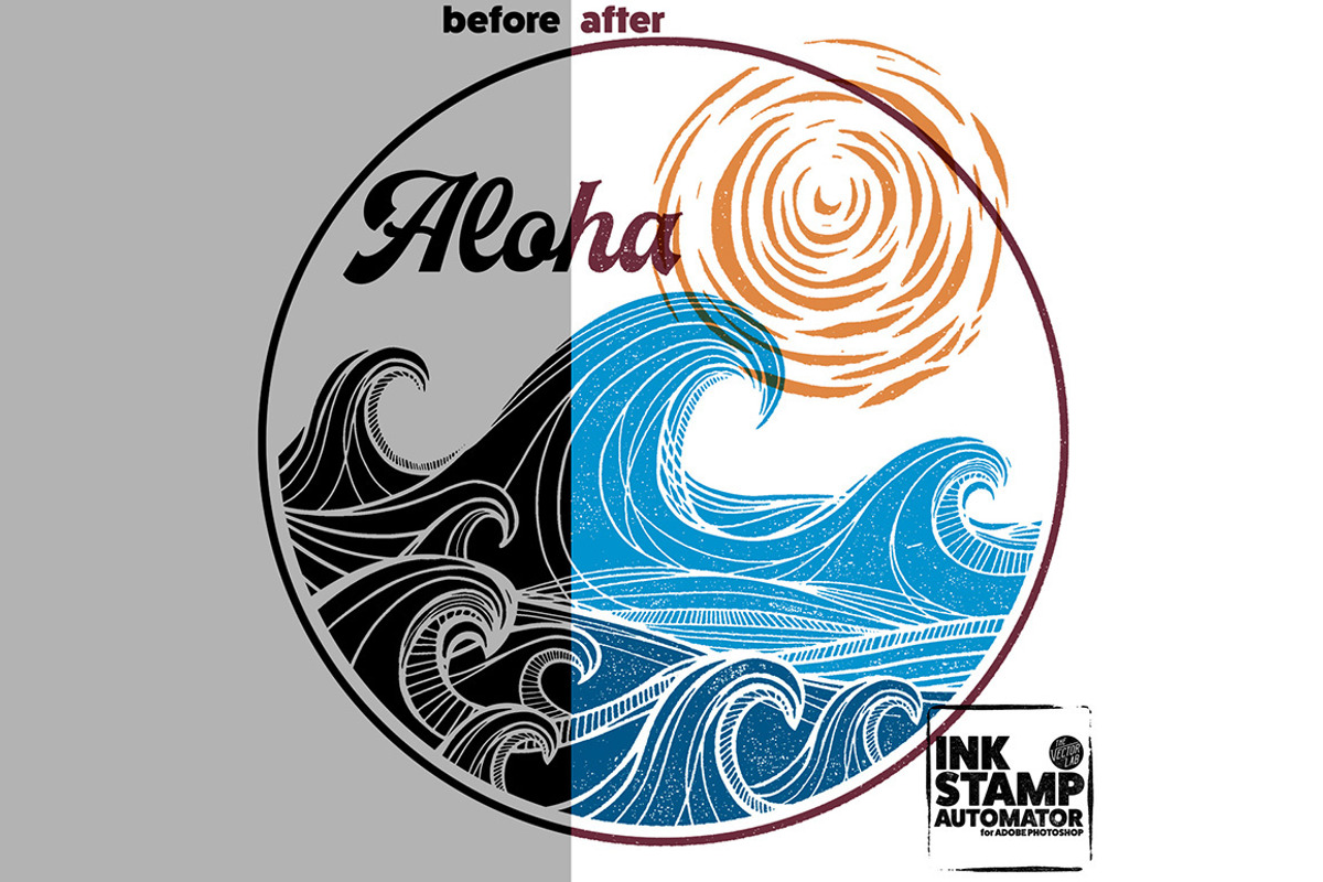 Ink Stamp Automator, a Texture Graphic by TheVectorLab (Photo 4 of 12)