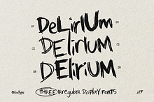 Delirium - Hand-Drawn Messy Font