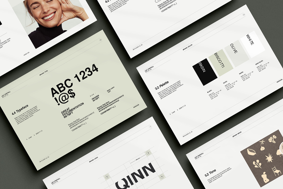 QINN/Brand Guidelines, a Brochure Template by Studio Elevate (Photo 8 of 12)