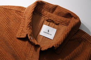 Logo Mockup Label Tag Shirt