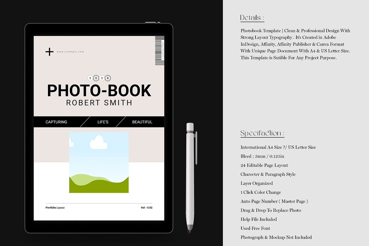 Fashion Photobook Template, a Magazine Template by Spark_Creative (Photo 3 of 11)