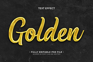 Golden Text Effect