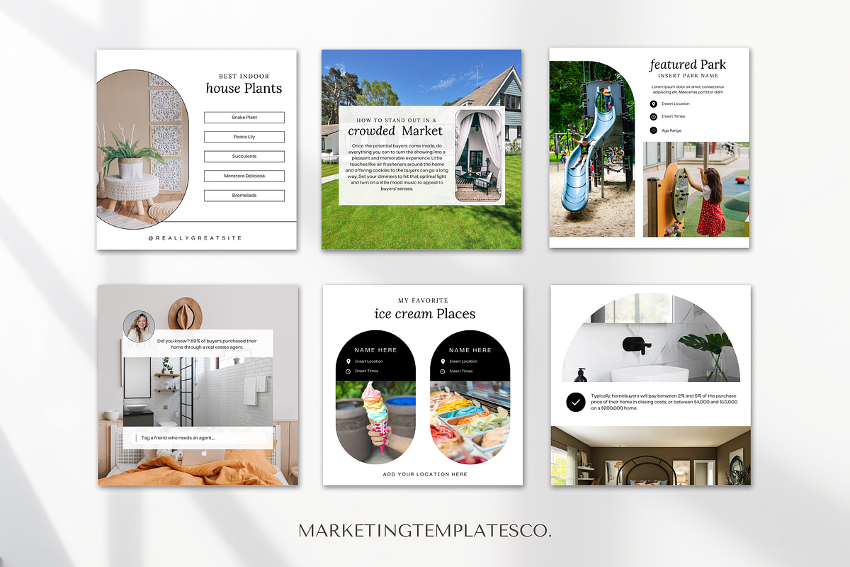 May Real Estate Templates, a Social Media Template by Marketing Templates Co. (Photo 3 of 10)