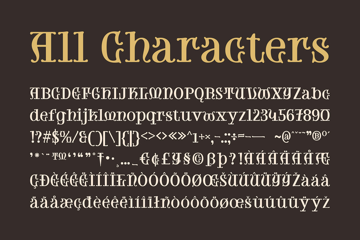 CS Rovane – Uncial Font, a Serif Font by Craft Supply Co. (Photo 8 of 8)