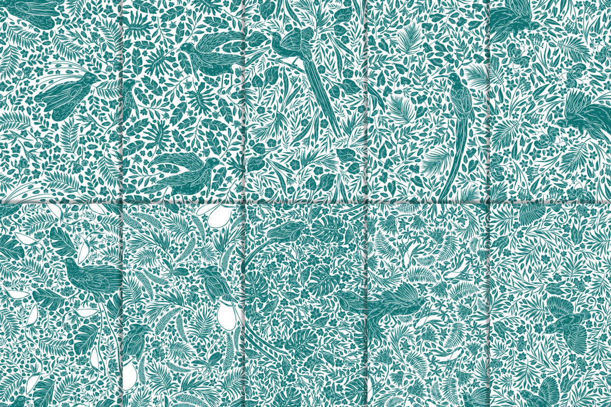 Bird-of-Paradise patterns, a Pattern Graphic by Piñata (Photo 12 of 13)