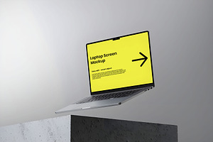 Laptop Screen Mockup, a Mockup by GenesisCreativeCo