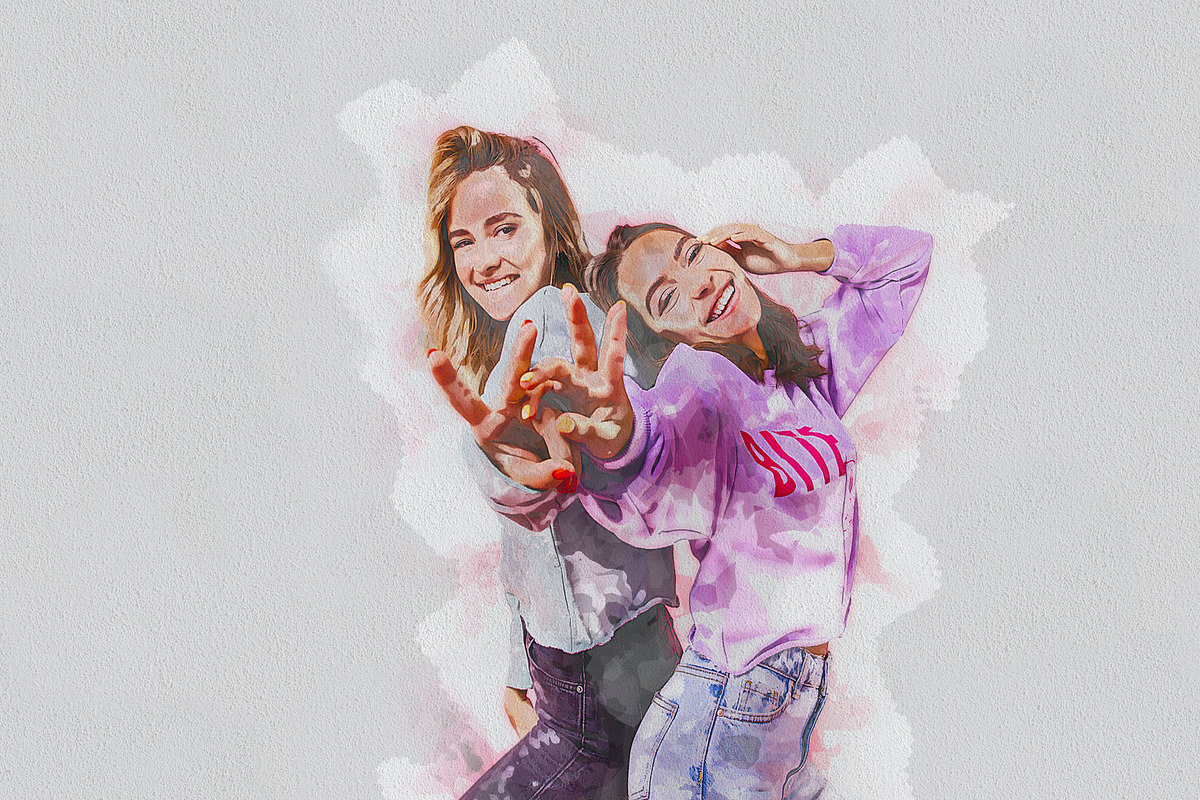 Pastel Watercolor Painting Photoshop, an Action Add-On by Photoshop Action (Photo 9 of 12)