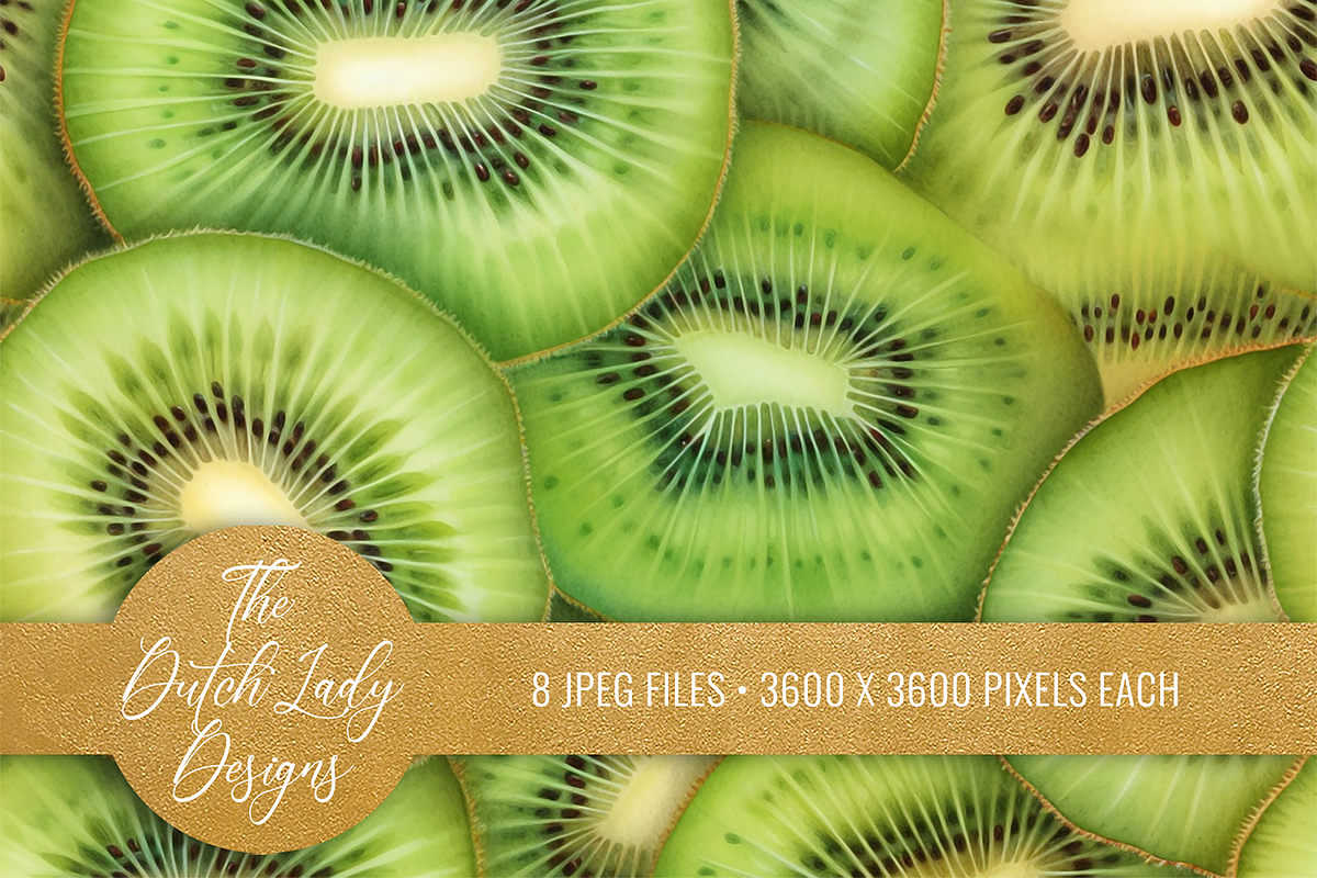 Fruit Slices Seamless Patterns, a Pattern Graphic by The Dutch Lady Designs (Photo 2 of 5)