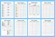 2025-26 Baby Shower Planner Canva, a Stationery Template by Designmela01 (Thumbnail 8 of 8)