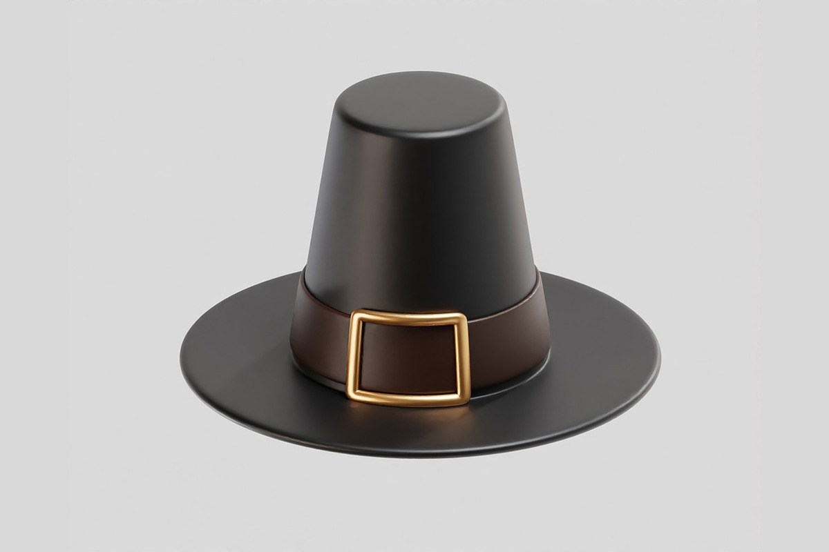 Pilgrim Hat, an Object 3D Model by fahad121 (Photo 6 of 7)