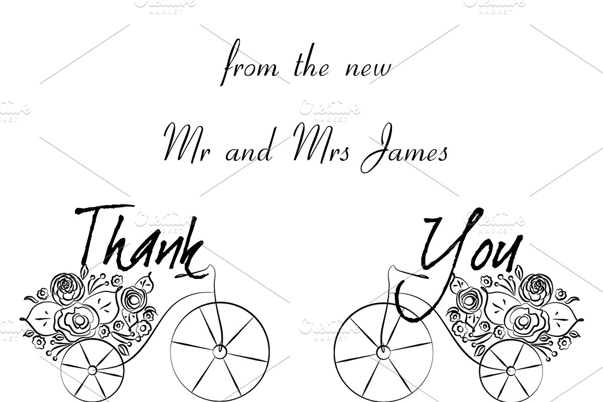 Elegant Wedding Invitation Set, an Invitation Template by Watercolor_Vector Graphic (Photo 6 of 6)