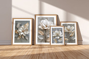 Luxe White Oil Floral Illustration, a Decorative Illustration by Housui Patterns (Thumbnail 10 of 17)