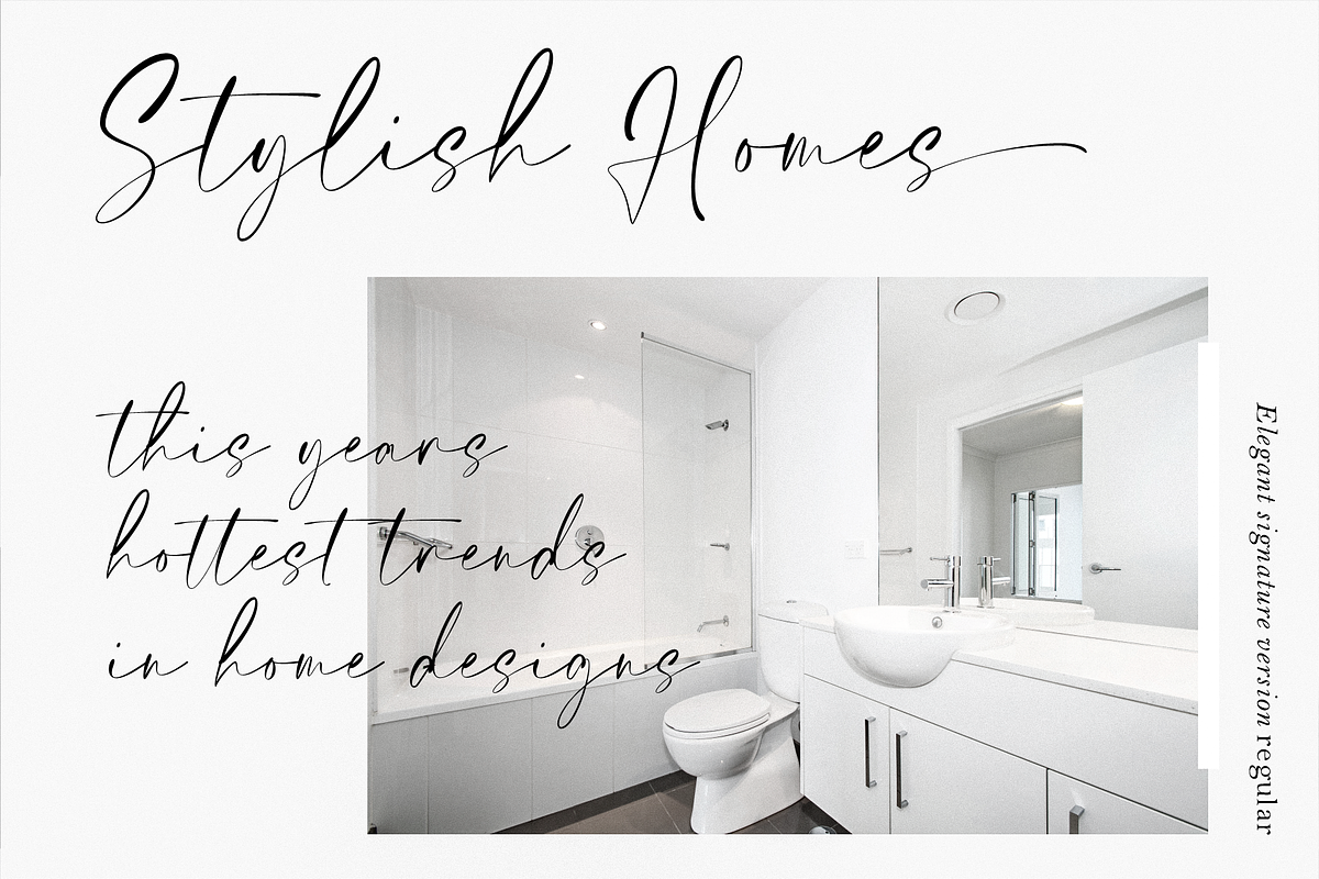 Elegant Signature – Casual Chic Font, a Script Font by RedyStudio (Photo 4 of 15)