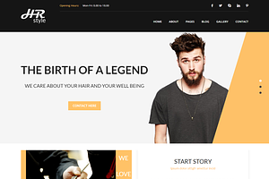 Salon & Hair Styling HTML Template