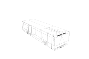 Low Poly City Bus