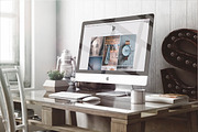 Workspace Mockup Set 3, a Mac Mockup by Best Pixels™ (Thumbnail 2 of 5)