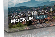 Landscape Acrylic Block Mockup, a Merchandise Mockup by Mockups by Carlos Viloria (Thumbnail 5 of 5)